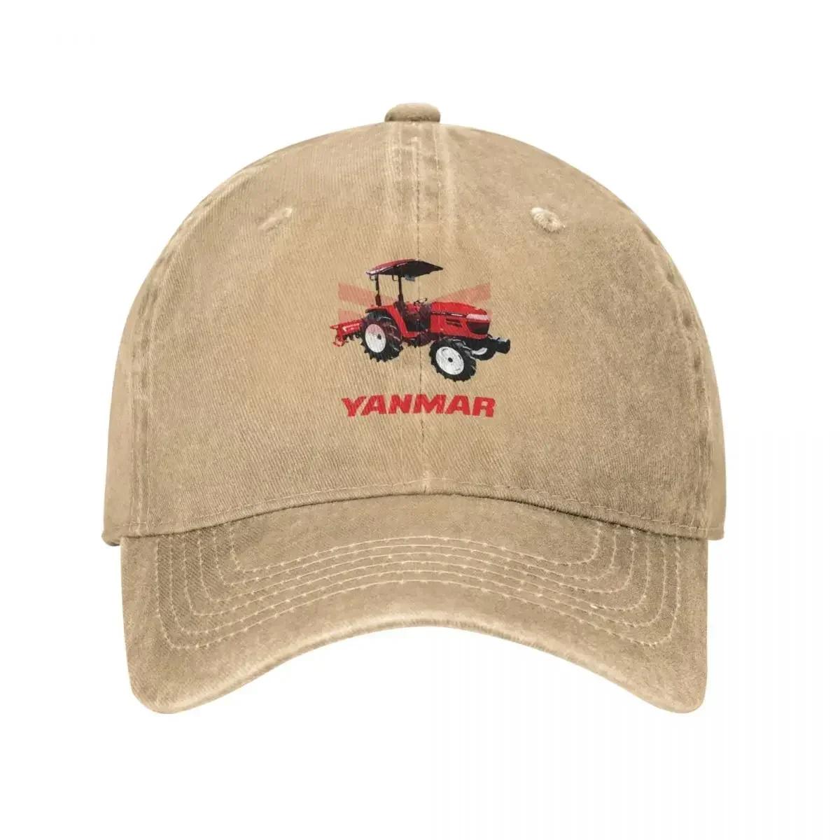 

Yanmar Tractor Cap Cowboy Hats sun Caps Adjustable trucker hat Hat Women Unisexs
