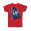 Gift T-Shirt : CHP Chiapas Mexico Blue Leaf Mexican Expat Country