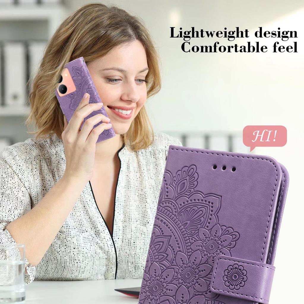For vivo Y78 (China) 5G/Y36 4G/5G Case Floral Pattern PU Leather Wallet Stand Phone Cover