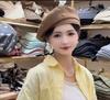 Velvet Beret Women Korean Version Versatile Painter Hat Big Head Circumference Retro Niche Hat Spring Autumn Fashion