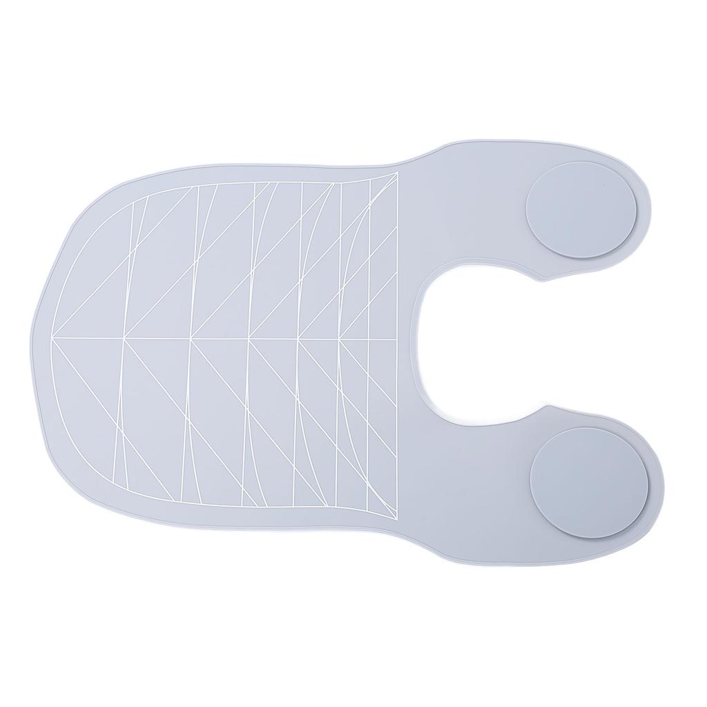 Kadeřnický límec na stříhání vlasů Límec na barvení vlasů Kadeřnická střižná pláštěnka pro kadeřnický salon Barvení vlasů Šedá