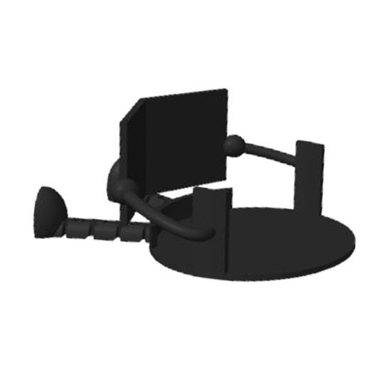 Napkin Holder Number 67 Shape Sitting Design Paper Towel Rack Easy Installation Bathroom Decor Organizer