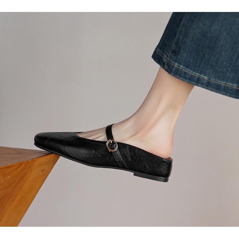 

Summer Baotou Slippers Solid Color Low Heel Size Cool Slippers Women s New Daily Casual Soft Bottom Slope Slippers Women s 43 (customized non-return and exchange) чёрный