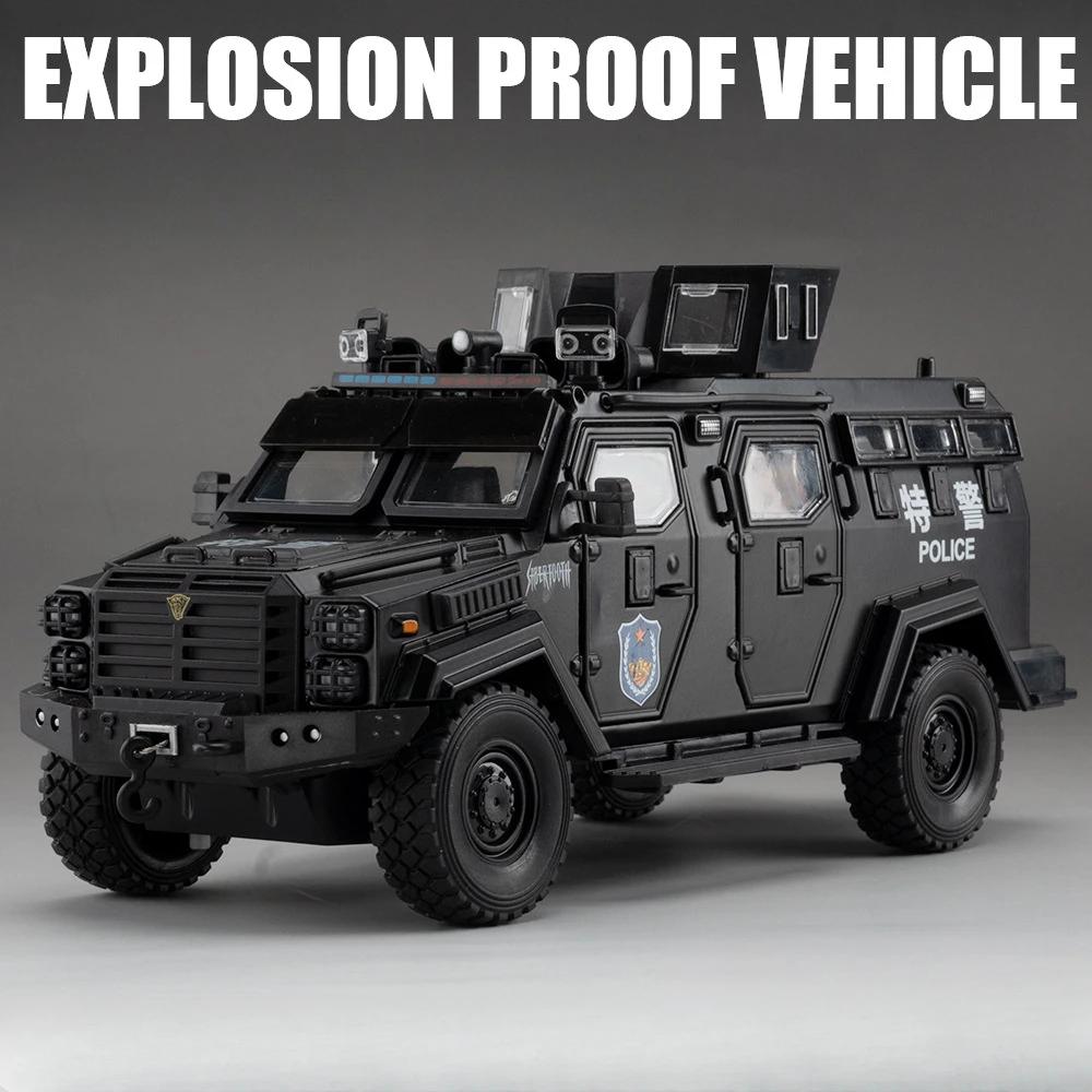 1:24 Scale Toy Model Swordtooth Tiger Explosion Proof Spinosaurus Vehicles Alloy Diecast Pull Back Military Cars for Boys Gifts