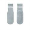 Women's Custom Embroidered Logo Pilates Reformer Socks Knitted Yoga Socks Grip for Autumn Season Crew High Logos Cuff Bottom