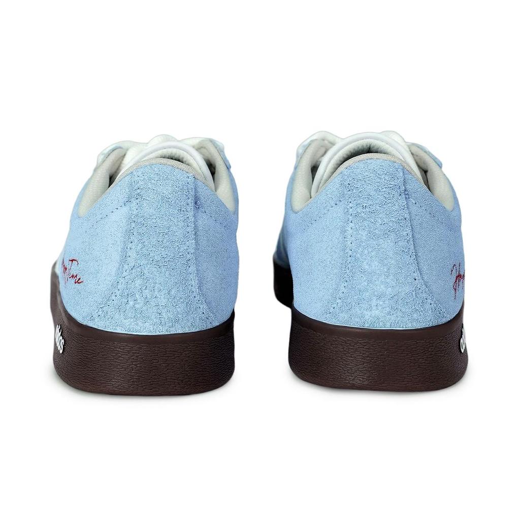 Adidas Vl Court Classic Slip Resistant Lightweight Low top German Army Trainers Unisex Pure Blue JS3003(Team417-bag)