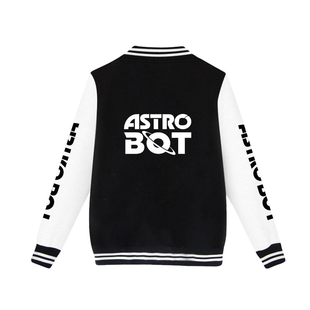 Astro Bot Bomber Jacket Women Men Oversized Harajuku Fashion Baseball Coat Jacket Female Streetwear Spring Autumn Bomber Outwear