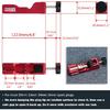 Universal Spark Plug Gap Tool With 32 Blades Steel Feeler Gauge For Most 10Mm 12Mm 14Mm 16Mm Spark Plugs Red