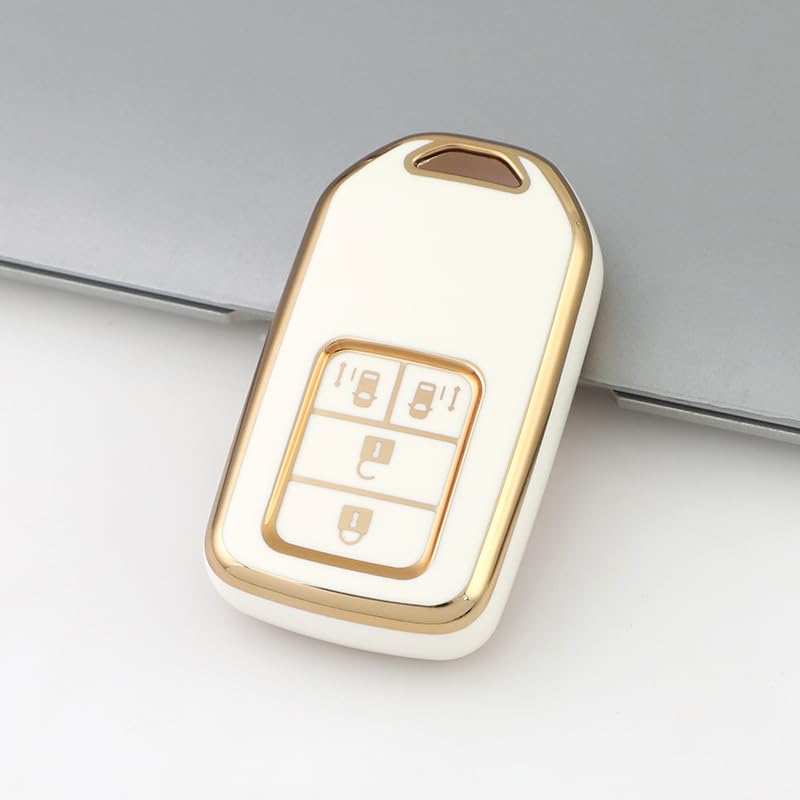 Kinotaka TPU key case for Honda sliding on both compatible key cover for Wagon 6th vehicles, sides, Freed/Freed+/Odyssey/Step (new generation), etc.