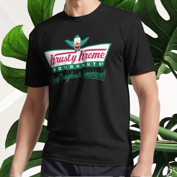 New Krusty Kreme Doughnuts Active T-Shirt Logo T-Shirt Funny Size S to 5XL M