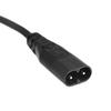 Iec 320 2-Pin C7 Buchse auf C8 Stecker Figur 8 Stromadapter Verlängerungskabel 30cm