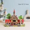 Paper Cardboard 3D Puzzle Kindergarten Children's Handmade Three-dimensional House Villa Model Early Educational Toys