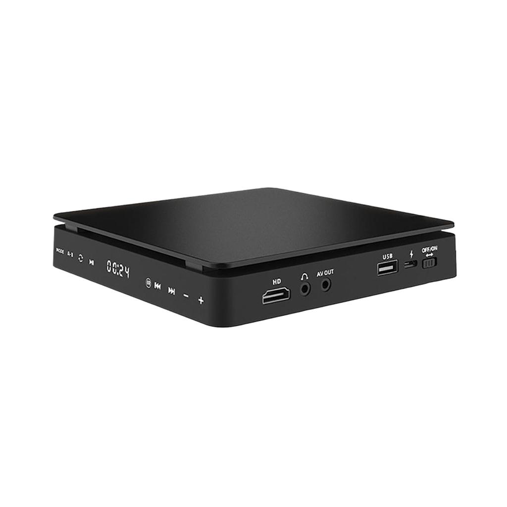 DVD Player HD Player HDMI AV Connection With USB Input Headphone Output Touch LED Screen HD 1080P Type-C 5V / 2A