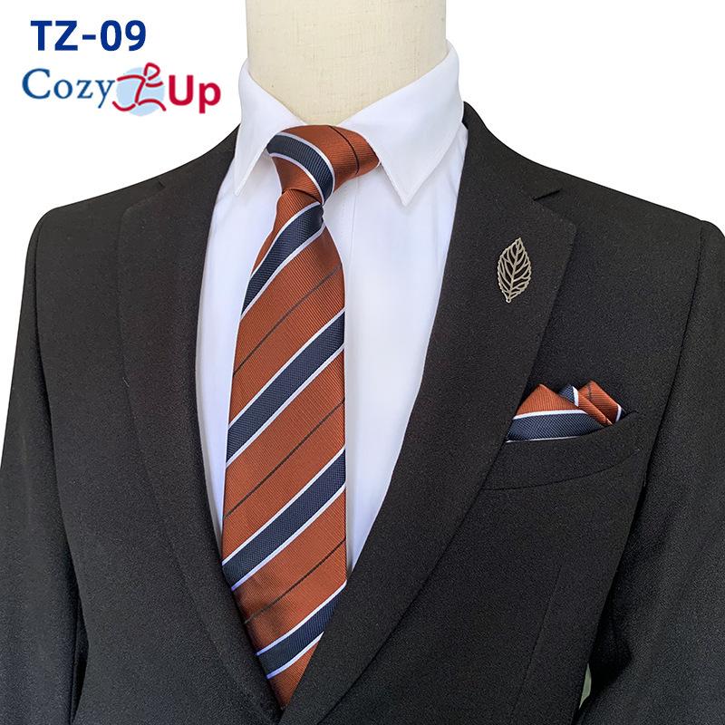 Conjunto de gravata de duas peças com flores para homens, listra, gravata, lenço de mão, paisley, xadrez, gravata