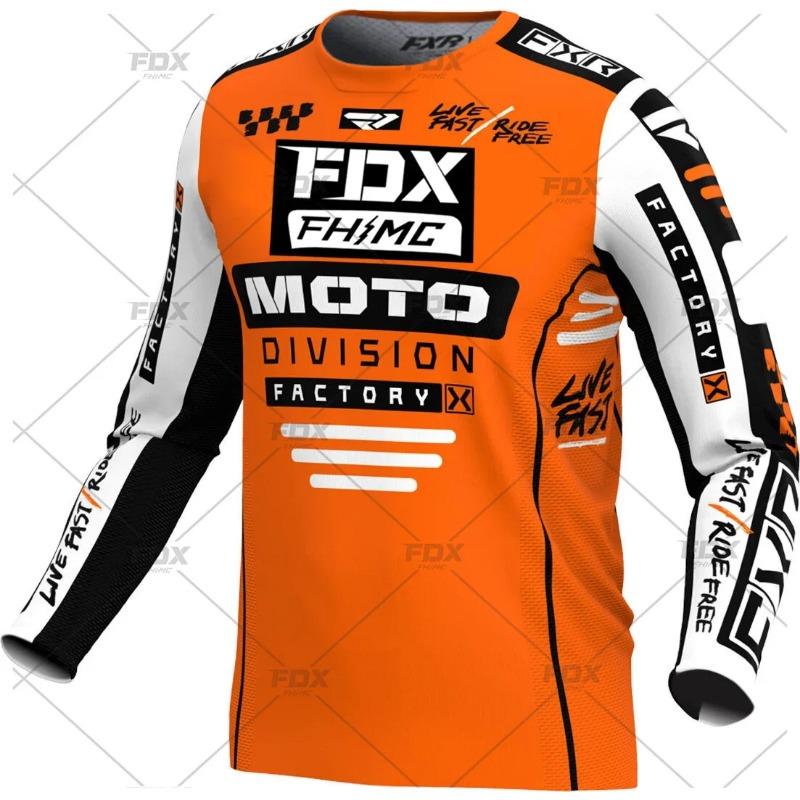 2024 Maglia da Downhill da Corsa Mountain Bike Motocicletta Ciclismo Crossmax Camicia Ciclismo Abbigliamento per Uomo Maglia MTB MX Ranger Fdx DH