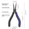 Flat Nose Pliers Thin with Up to 22mm Smooth Jaw For Jewelry Making Pliers Electronics Repair With Ergonomic Handle