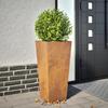 VidaXL Planter 35x35x75 Cm Corten Steel, Outdoor Planter, Flower Box, Garden Box, Patio Planter, 851092