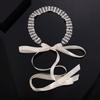 Heavy Metal Belt, Rhinestone Inlaid Girdle, Bridal Waist Chain, Decorative Skirt Streamer Style, Thick Style