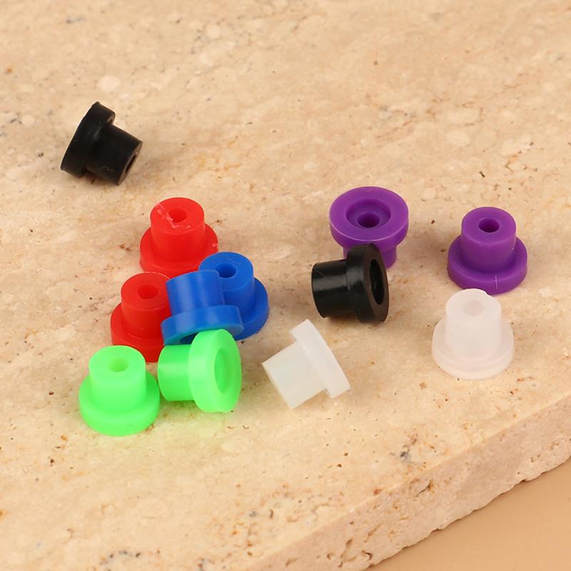 100pcs Tattoo Grommet Professional PBR Soft Tattoo Needle Grommets Tattoo Needle Cap Accessories For Tattoo Machine 6 Colors