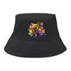 Bucket Hat With Dinosaur Monster Trunk Print , Fisherman Hat Summer Trendy Foldable Beach Cap