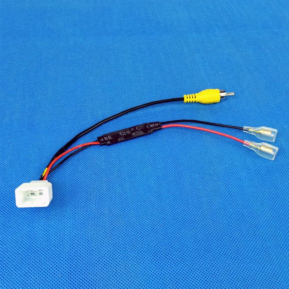 YANYULI RCA Back Camera Conversion Adapter 4-Pole Coupler Car Rear