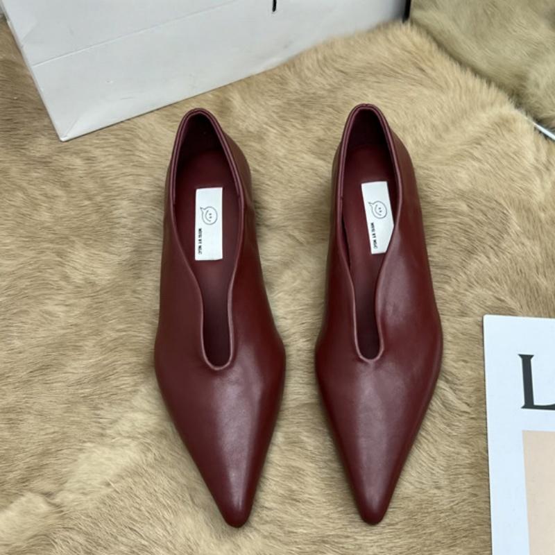 Bailamos Neue Damen Flache Schuhe Mode Spitze Flach zum Hineinschlüpfen Elegante Ballerinas Weiche Flache Ferse Kleid Einzelne Schuhe