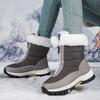 Fashion Outdoor snow boots for women winter new style cold resistant warm  bootse comfortable front zipper wear-resistant cotton shoes