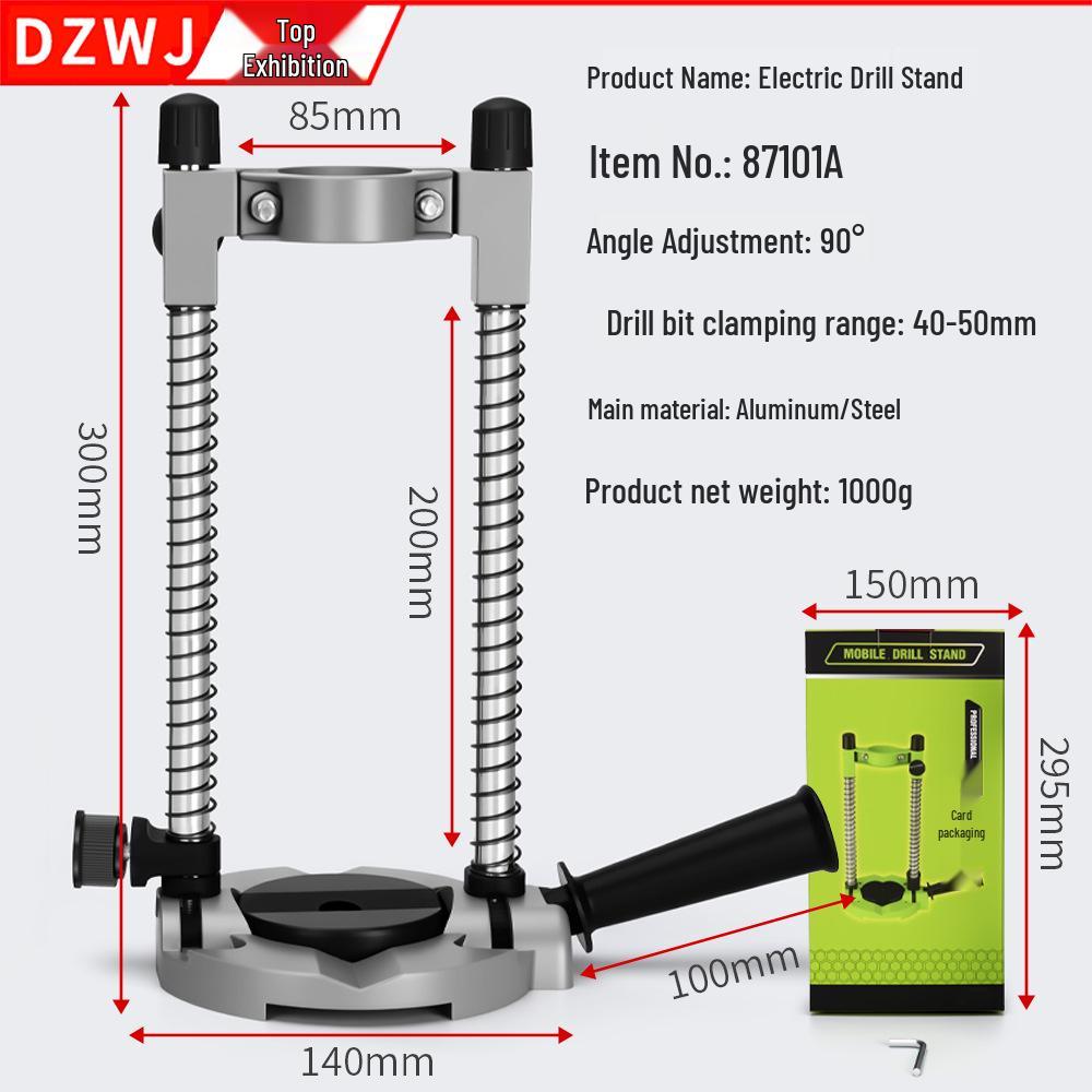 

Compact, Multifunctional Bench Drill Stand for Precise Vertical Drilling – Easy to Install for Woodworking