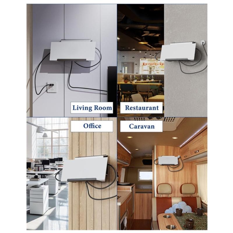 Heavy Duty Power Rack Metal Support Bracket Holder for Star Link Gen 3 Router Enhances Signal Stability Home Office Use