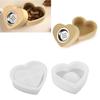 Resin Case Molds Silicone Resin Jar Molds with Lid Non Stick Easy To Demold for DIY Incense Burner Incense Cone Holder