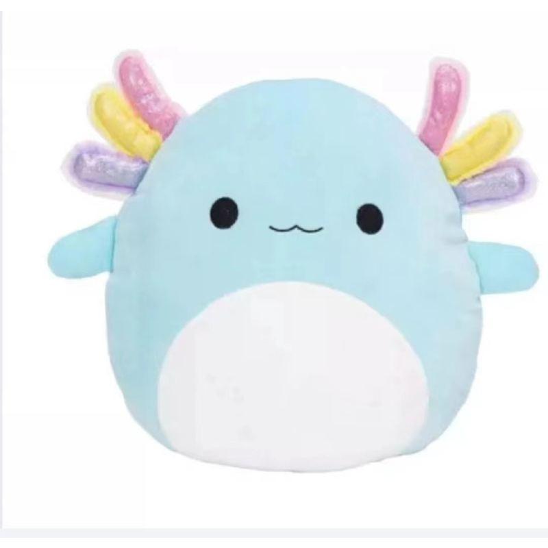 

Adorable Soft Plush Frog And Cow Animal Doll Cute Axolotl Pillow Toy For Birthday Gift Salamander,20cm/7.87in