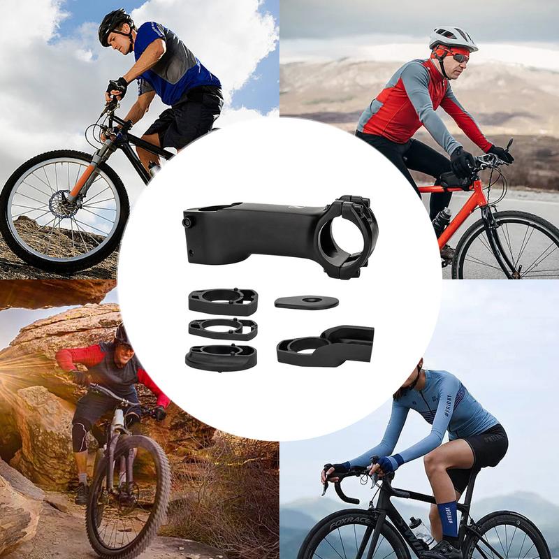 1pcs Aluminum Alloy Bike Handlebar Stem Adjustable Internal Cable Routing Lightweight Cycling Parts For Outdoor Adventure