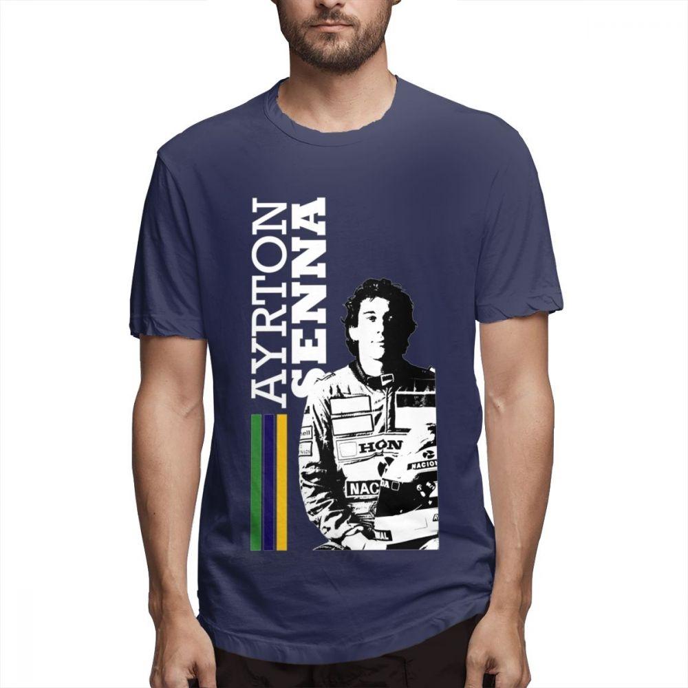 Car Fans Ayrton Senna T Shirt For Unisex 2020 New Arrival Unisex Quality Short Sleeve Cotton Xs3xl Tshirt Slim Fit Streetwear