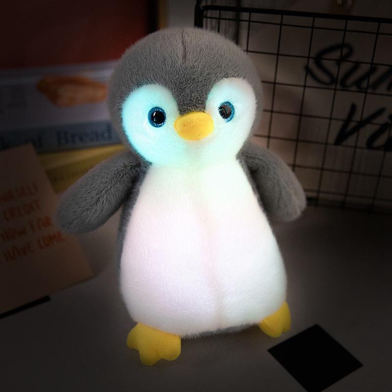 Cartoon Stylistically Shiny Penguin Baby Doll Plush Toy Doll Children Sleeping with Pillow Doll Gift