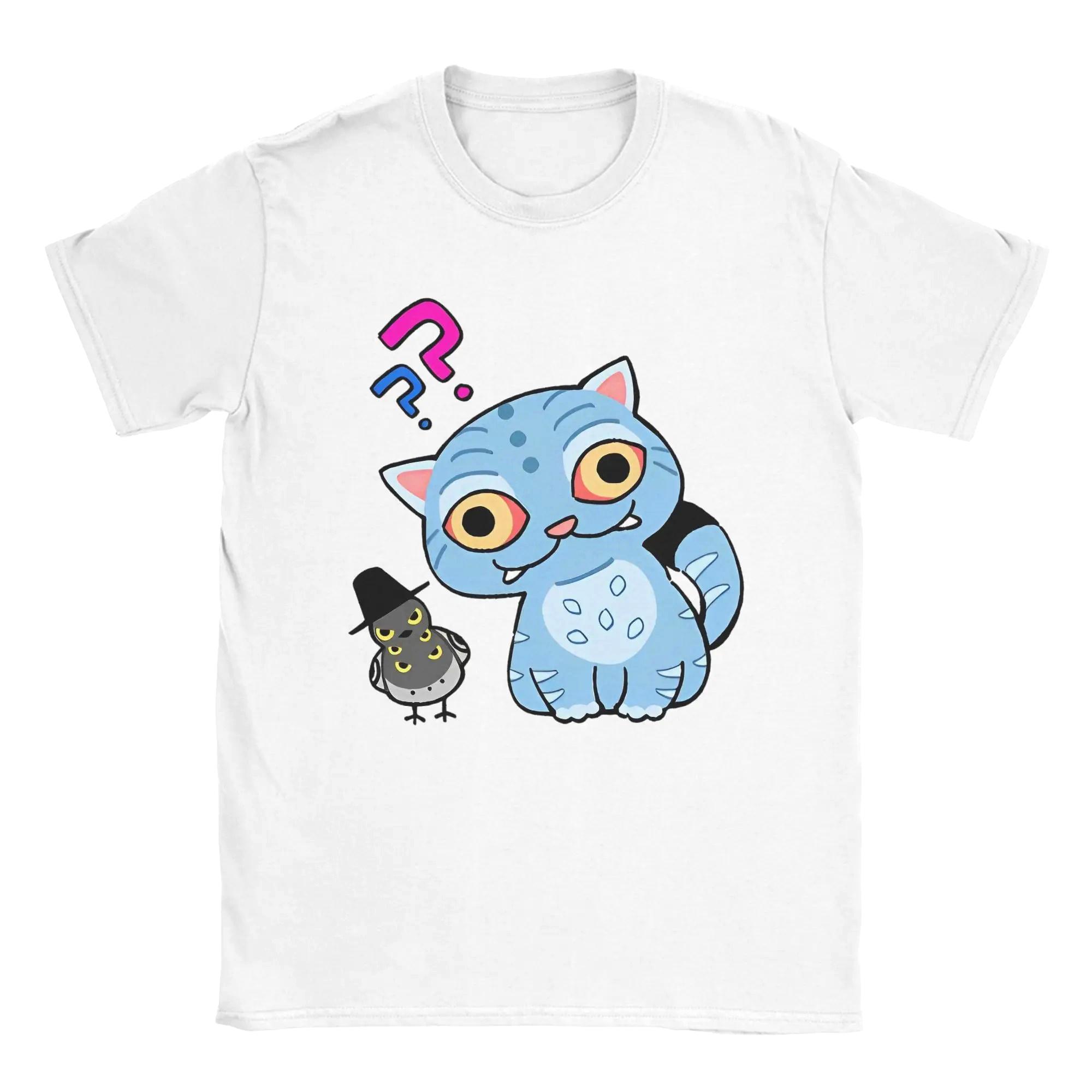 

KPop Demon Hunters Blue Tiger and Magpie T-Shirt Women Crew Neck T Shirts Short Sleeve Tee Shirt Printed Clothing S