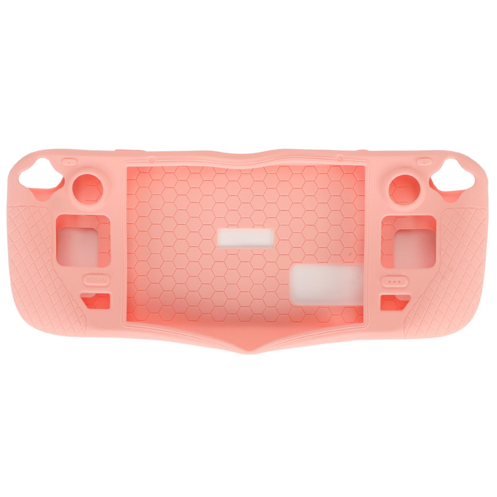 

Защитный чехол для игровой консоли Утолщенный противоударный Силиконовый защитный чехол для игровой консоли для Steam розовый