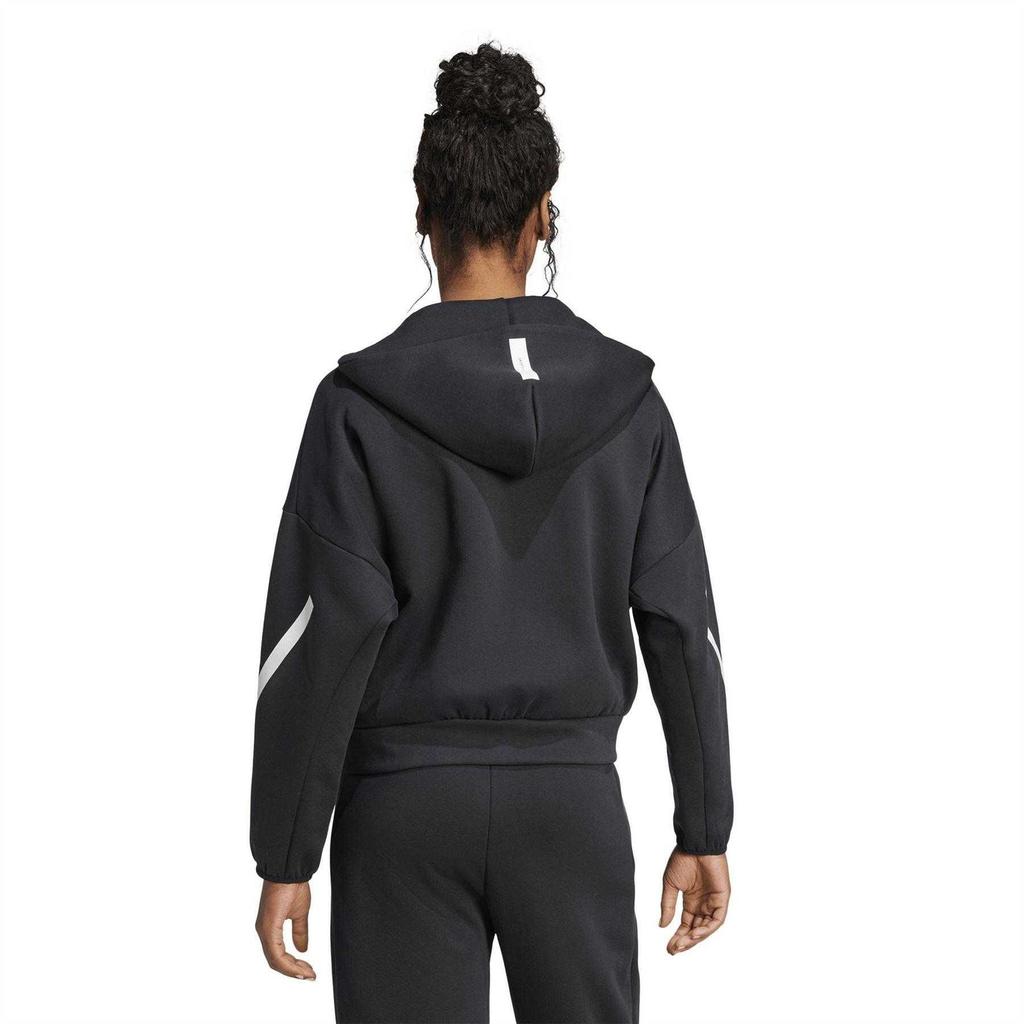 Adidas Womens/Ladies Z.N.E. Relaxed Fit Full Zip Hoodie