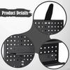 Pegboard Panel for Bikes Gear Space Saving Aluminum Peg Board Wall Organizer
