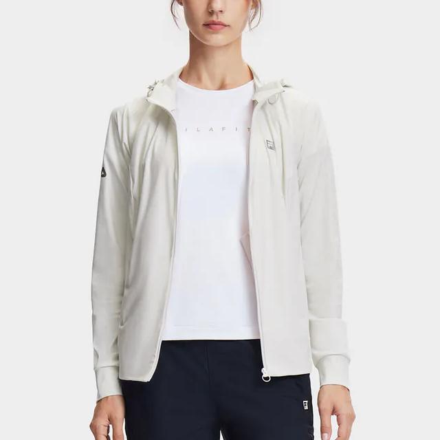 New FILA Fitness Series Jackets Coats Women's Lead Gray A11W421502F-GY