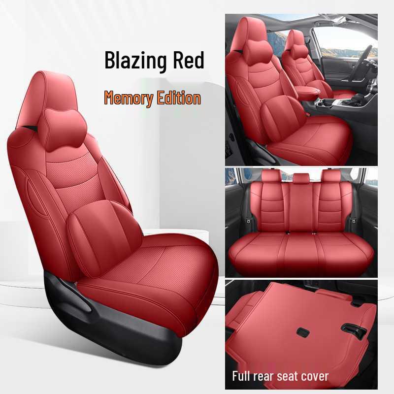 2025 Toyota bz5 Full Coverage Perforated Leather Seat Cover - Universal Four Seasons Cushion