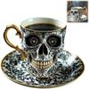 Resin Skull Coffee Mug Gothic Tea Cup Set Stylish Skull Crusher Coffee  Collectors