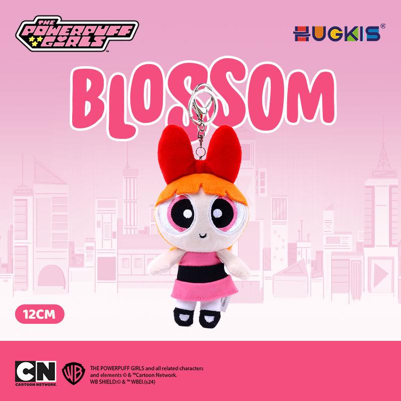 Powerpuff Girls Plush Keychain - Cute Cartoon Bubbles Pendant Birthday Gift