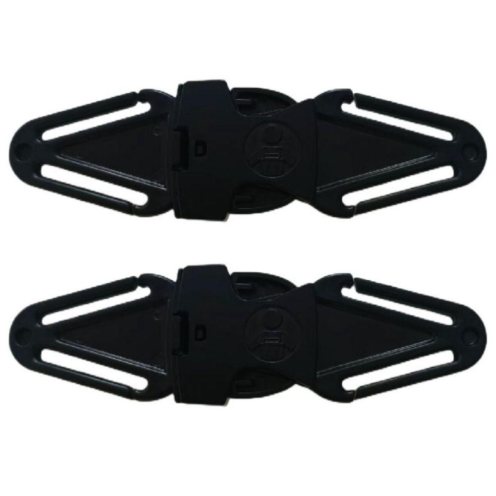 2PCS Adjustable Car Seat Belt Clip Safety Cover Baby Stroller Chest Buckle  Prevent Injury