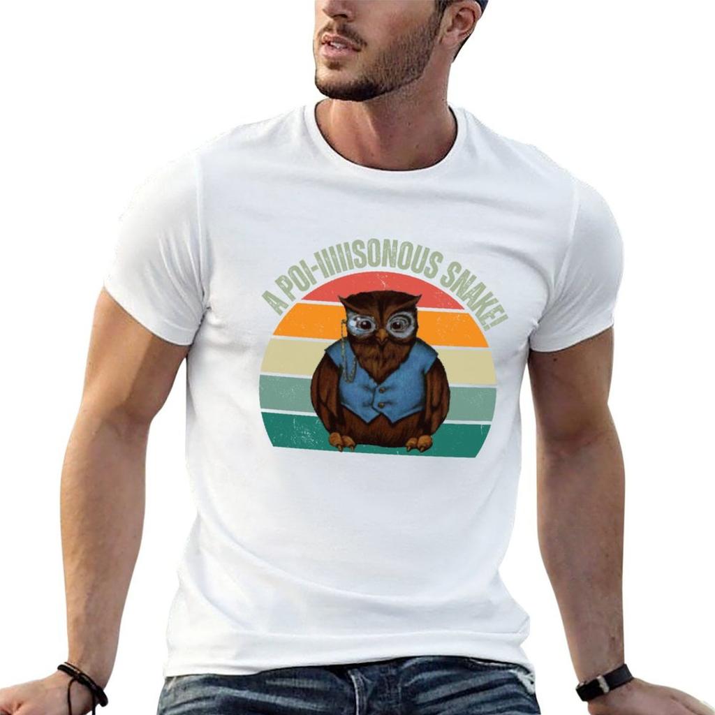 A Poisonous Snake Cedric The Owl Tshirt T Shirts For Unisex Pack Cotton Anime Tshirt Unisex T Shirt Designer Tshirt