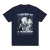 Alpha Ich könnte ein böser Junge sein Wolf Lustiges Meme Grafik T-Shirt Herren Damen Mode Vintage Kurzarm T-Shirt Lässige Baumwoll-T-Shirts