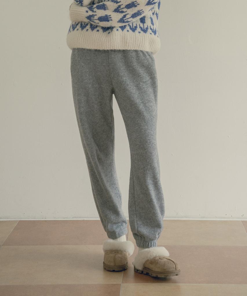 Banwonateullie P3178 Knit Jogger Pants_Gray