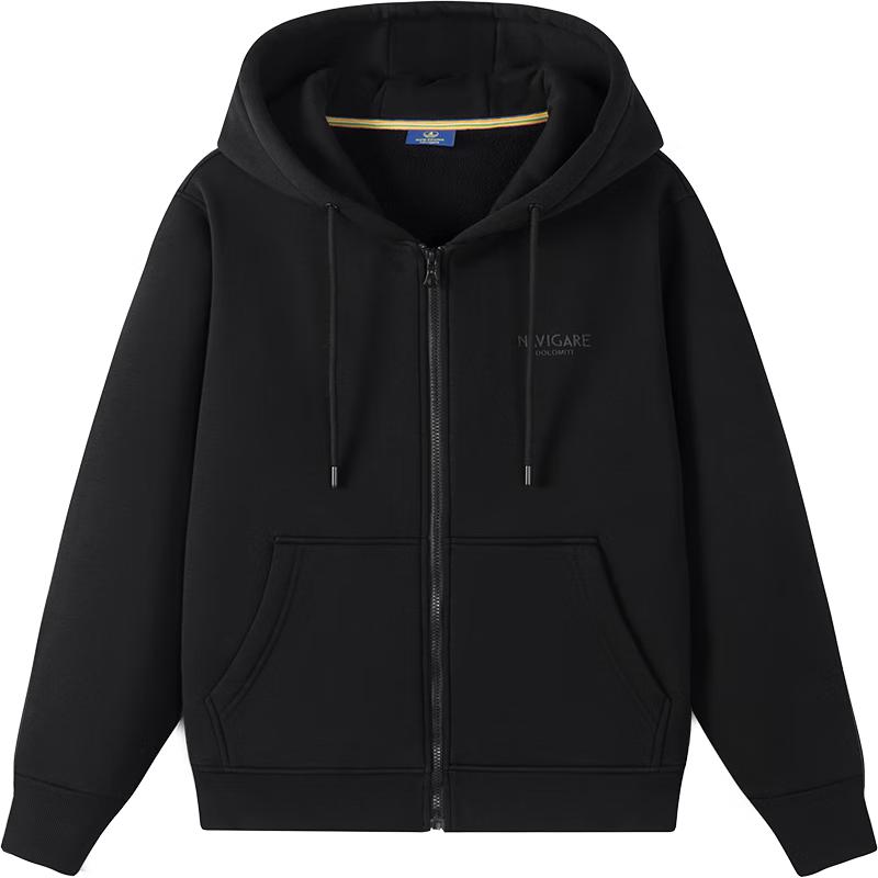 

NVG·YOUNG Men s Fleece-Lined Hooded Zip Cardigan L