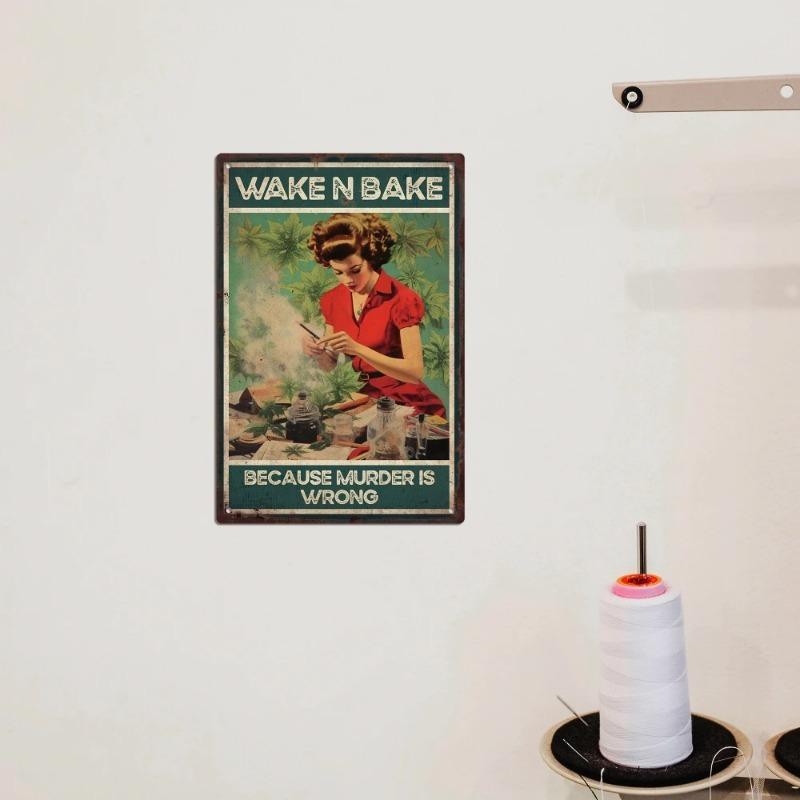 Riding Tin SignsMetal Plaque Vintage Painting Retro Plate Iron Poster Decoration Wall Art Decor for Home