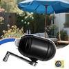Patio Umbrella Parts Space-saving Parasol Parts Hand Cranked Long-Lasting Middle Column Umbrella For Balcony Pool Picnic Terrace