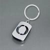Creative Minimalist Keychain Spanish Key Pendant Metal Stainless Steel Laser Key Ring Stainless Steel Keychain for Backpack Bag Pendant